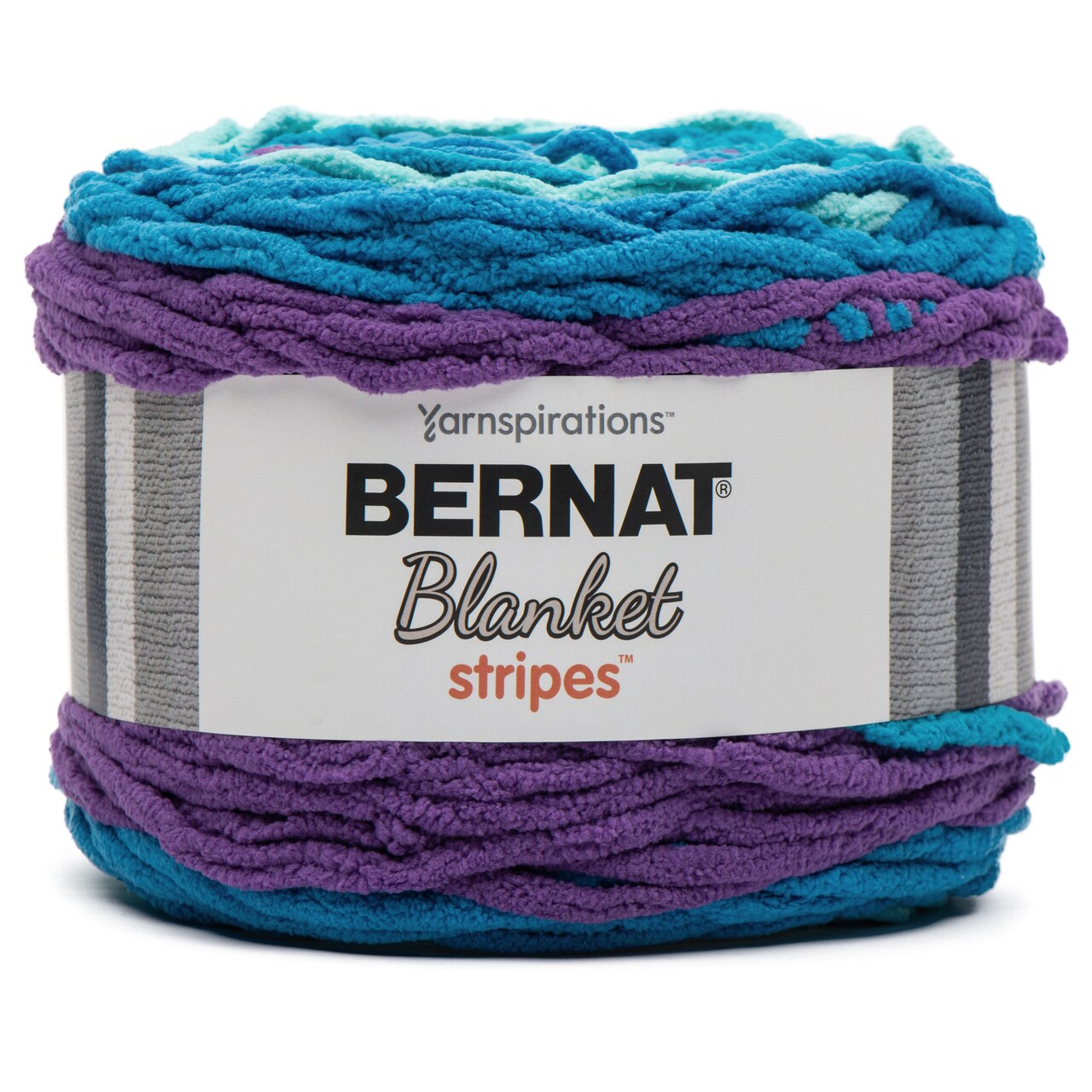 Bernat blanket stripes discount in the pink